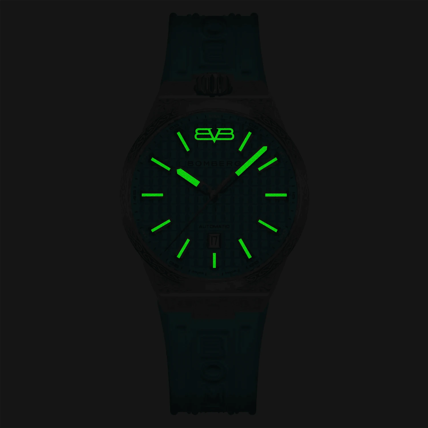 Bomberg Men's Bolt-68 NEO Automatic Teal Lagoon Watch BF43ASS.12-6.12 15 Bomberg Men's Bolt-68 NEO Automatic Teal Lagoon Watch BF43ASS.12-6.12 - Image 13