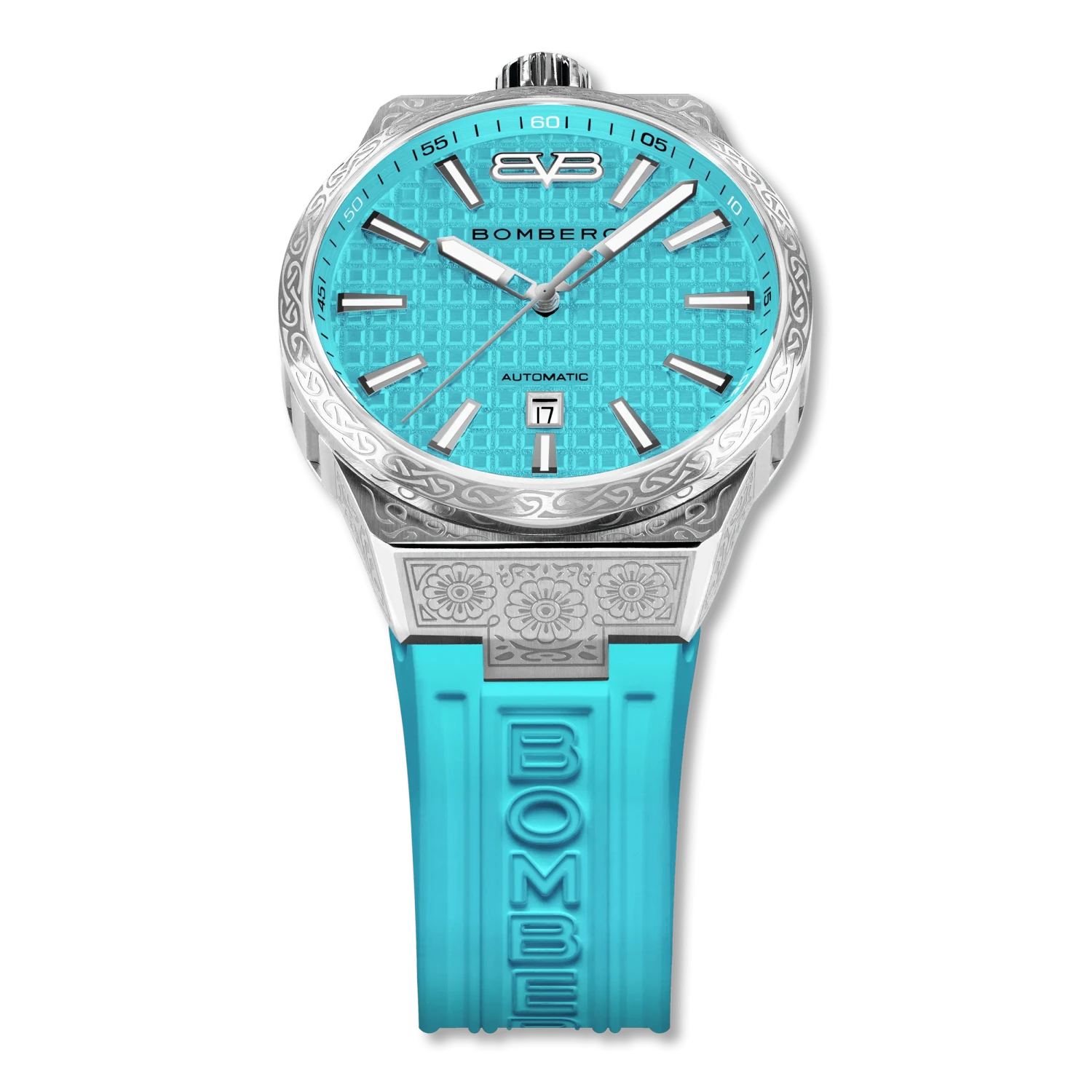 Bomberg Men's Bolt-68 NEO Automatic Teal Lagoon Watch BF43ASS.12-6.12 4 Bomberg Men's Bolt-68 NEO Automatic Teal Lagoon Watch BF43ASS.12-6.12 - Image 2