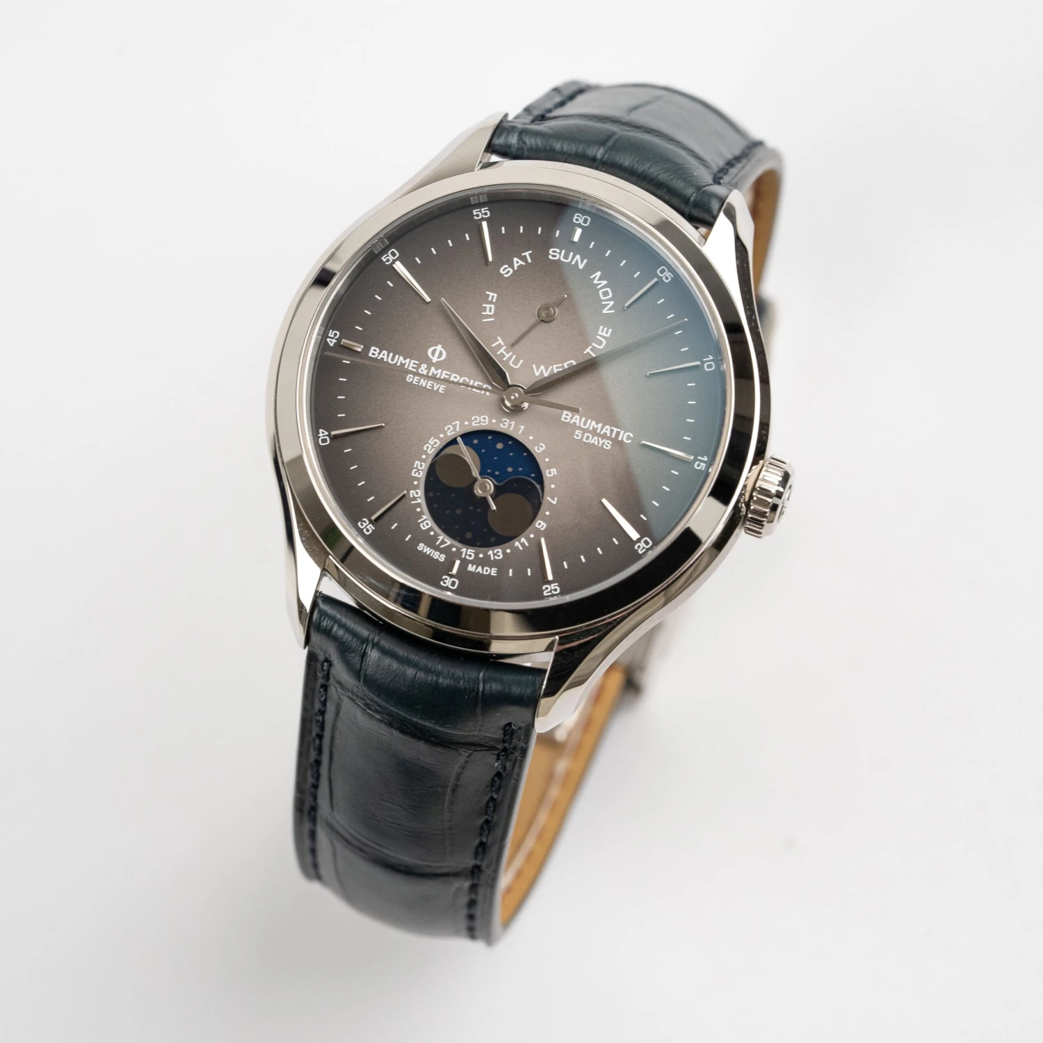 Baume & Mercier Men's Blue Clifton Watch BM0A10548 6 Baume & Mercier Men's Blue Clifton Watch BM0A10548 - Image 4