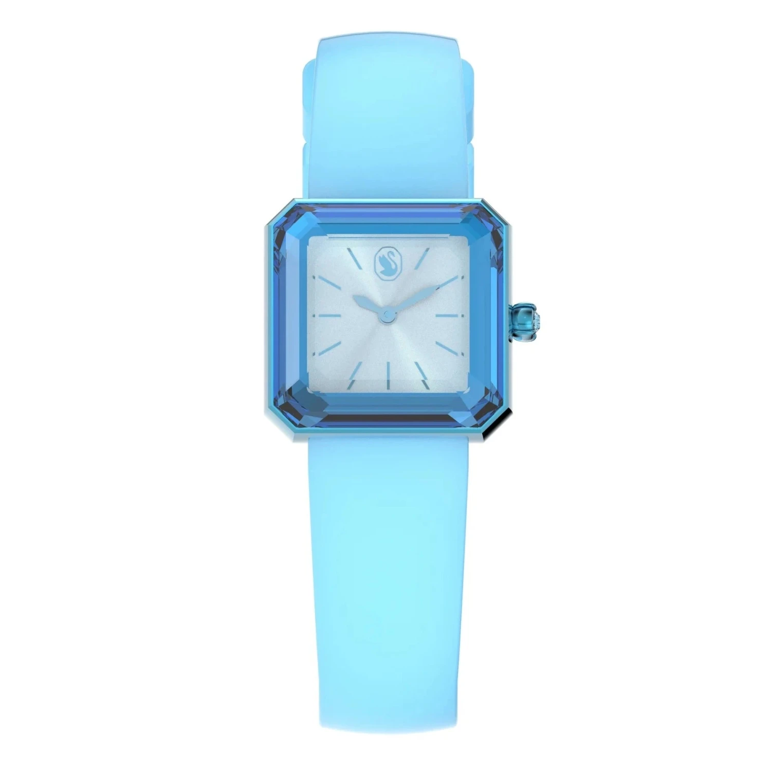 Swarovski Watch Lucent With Silicone Strap Blue 5624385 3 Swarovski Watch Lucent With Silicone Strap Blue 5624385