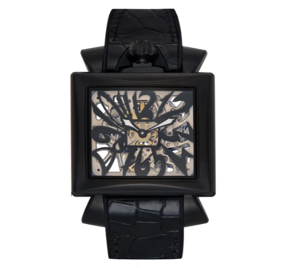 GaGà Milano Watch Napoleone Skeleton Black PVD 3 GaGà Milano Watch Napoleone Skeleton Black PVD