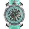 Gagà Milano Watch Crystal 46mm Skeleton Aquamarine -Clock More Than Watches 2 verdeacqua soldatino ok scaled 1