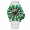 M2Z Men's Watch Diver 200 Green 200-001 2 M2Z Men's Watch Diver 200 Green 200-001 -Clock More Than Watches 200 001