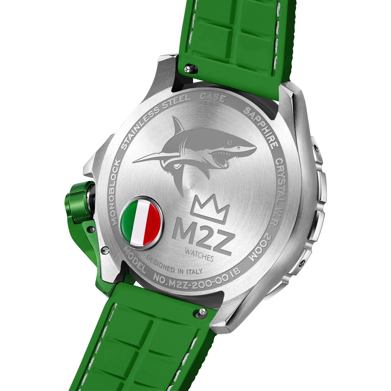 M2Z Men's Watch Diver 200 Green 200-001B 4 M2Z Men's Watch Diver 200 Green 200-001B - Image 2