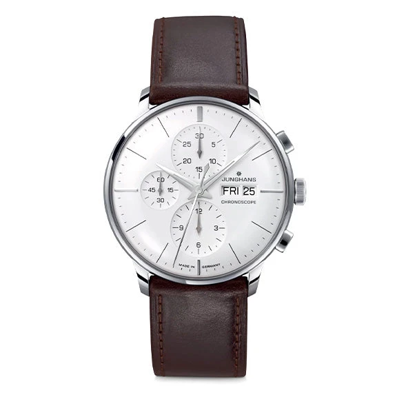 Junghans Meister Chronoscope Men's Brown Watch 27/4120.03 3 Junghans Meister Chronoscope Men's Brown Watch 27/4120.03