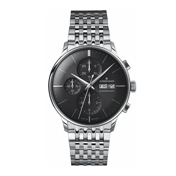 Junghans Meister Chronoscope Men's Silver Watch 27/4324.47 3 Junghans Meister Chronoscope Men's Silver Watch 27/4324.47