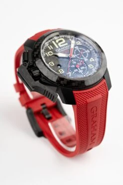 Graham Chronofighter Superlight Red Black Watch 2CCBK.B11A -Clock More Than Watches 2CCBK.B11A 4