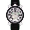 GaGà Milano Watch Skeleton 48MM Black Steel -Clock More Than Watches 2argento nero scaled 1