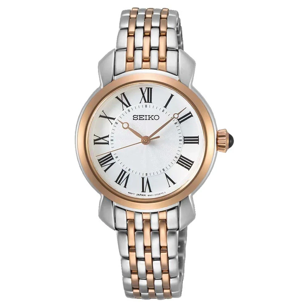 Seiko Classic Ladies Two-Tone Watch SUR628P1 3 Seiko Classic Ladies Two-Tone Watch SUR628P1