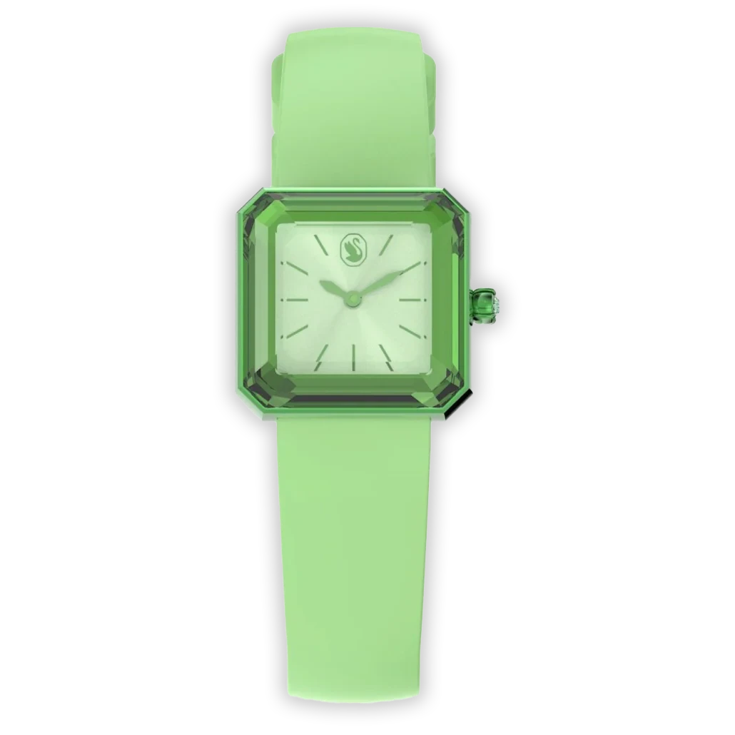 Swarovski Watch Lucent With Silicone Strap Green 5624379 3 Swarovski Watch Lucent With Silicone Strap Green 5624379