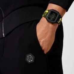 Philipp Plein Watch Hyper Shock Yellow Camo PWHAA1722 -Clock More Than Watches 61e T8KVk5L. AC SX679