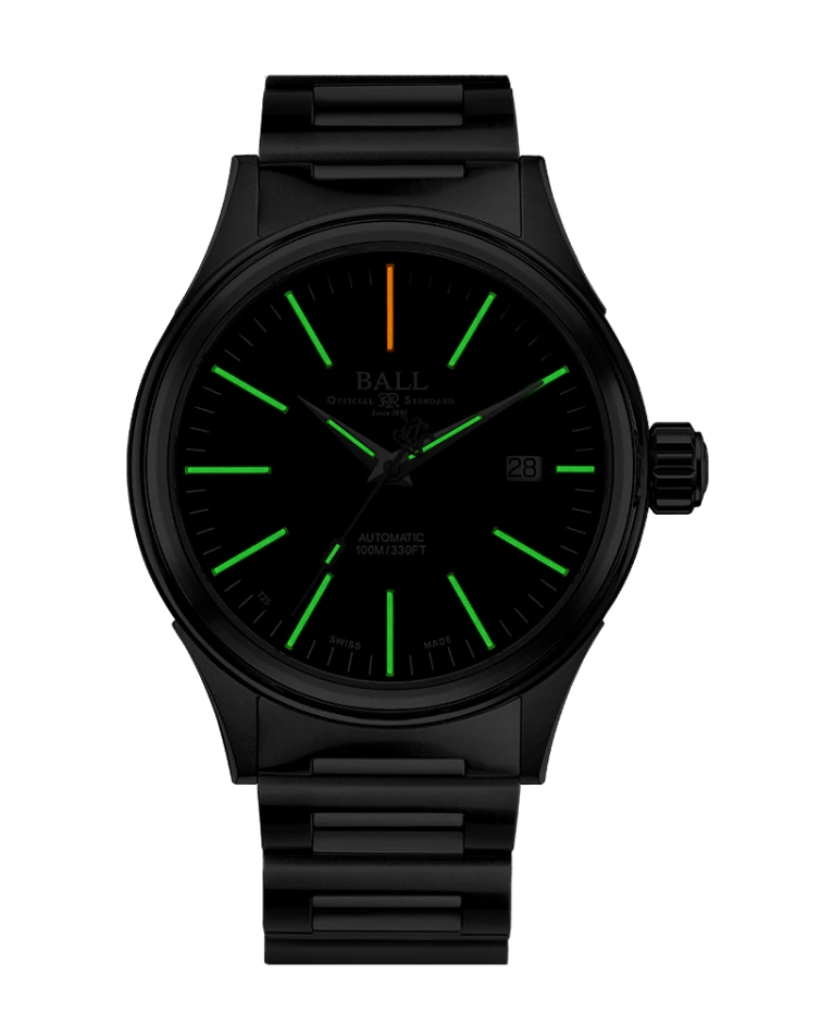 Ball Men's Watch Fireman Enterprise Black NM2098C-S20J-BK 4 Ball Men's Watch Fireman Enterprise Black NM2098C-S20J-BK - Image 2