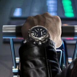 U-Boat Men's Watch Capsule 50mm Limited Edition Black Brown 8807 -Clock More Than Watches 8807 indossato