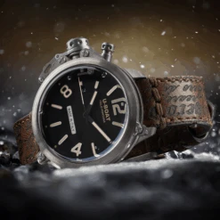 U-Boat Men's Watch Capsule 45mm Limited Edition Black Brown 8809 -Clock More Than Watches 8809 emo