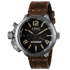 U-Boat Men's Watch Capsule 45mm Limited Edition Black Brown 8809