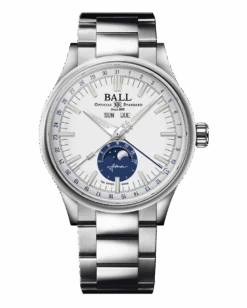 Ball Men's Watch Engineer II Moon Calendar White NM3016C-S1J-WH