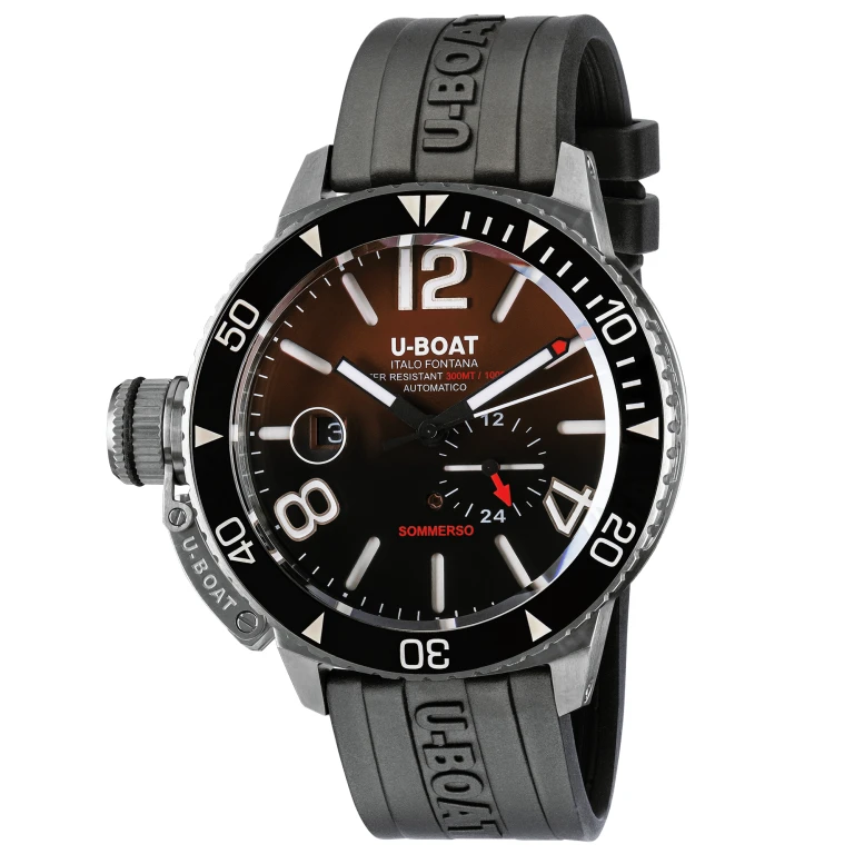 U-Boat Diver Watch Automatic Sommerso Ceramic Bordeaux 9521 3 U-Boat Diver Watch Automatic Sommerso Ceramic Bordeaux 9521