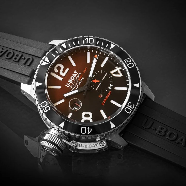 U-Boat Diver Watch Automatic Sommerso Ceramic Bordeaux 9521 5 U-Boat Diver Watch Automatic Sommerso Ceramic Bordeaux 9521 - Image 3