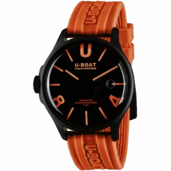 U-Boat Watch Darkmoon 44 Orange Black Curved PVD 9538/A