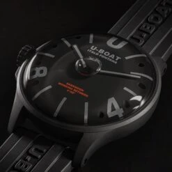 U-Boat Watch Darkmoon 44 Black Curved PVD 9544 -Clock More Than Watches 9544 dett 1