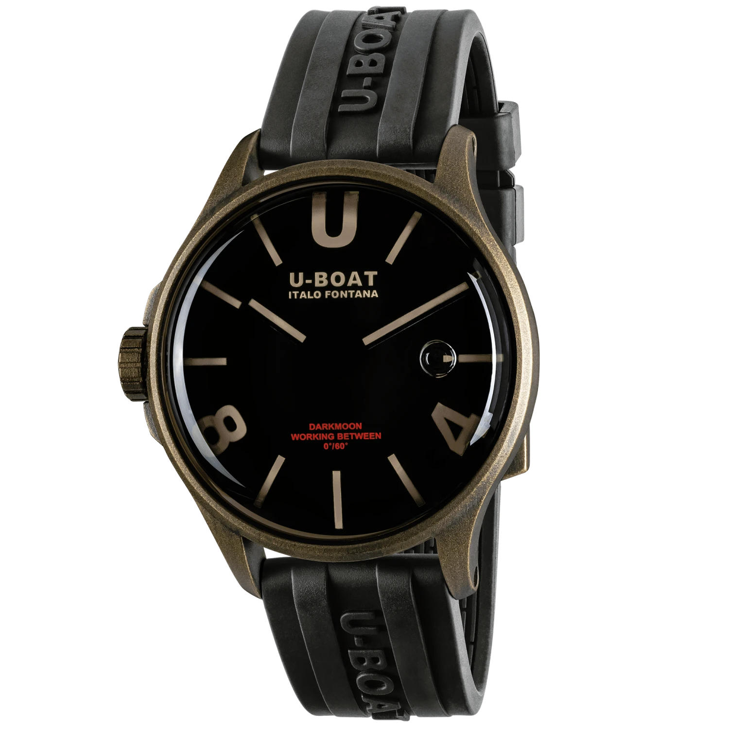 U-Boat Watch Darkmoon 44 Brown Curved Vintage PVD 9548 3 U-Boat Watch Darkmoon 44 Brown Curved Vintage PVD 9548
