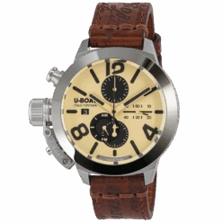 U-Boat Men's Watch Classico Tungsteno CAS2 Chronograph Beige 9568
