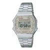 Casio Vintage 37mm Neutral Silver Unisex Digital Watch A168WA-8AYDF -Clock More Than Watches A168WA 8AYDF 1