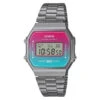 Casio Watch Digital Vintage Pink/Blue A168WERB-2ADF 2 Casio Watch Digital Vintage Pink/Blue A168WERB-2ADF -Clock More Than Watches A168WERB 2ADF