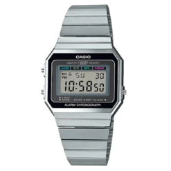Casio Watch Digital Vintage Classic Flat Link A700W-1ADF