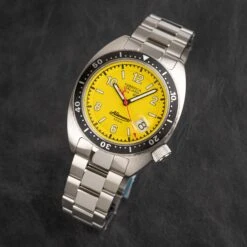 Allemano 1973 Shark Men's Yellow Watch SH-A-1973-P-Y-DP 10 Allemano 1973 Shark Men's Yellow Watch SH-A-1973-P-Y-DP -Clock More Than Watches ALLEMANO SH A 1973 P Y DP 5