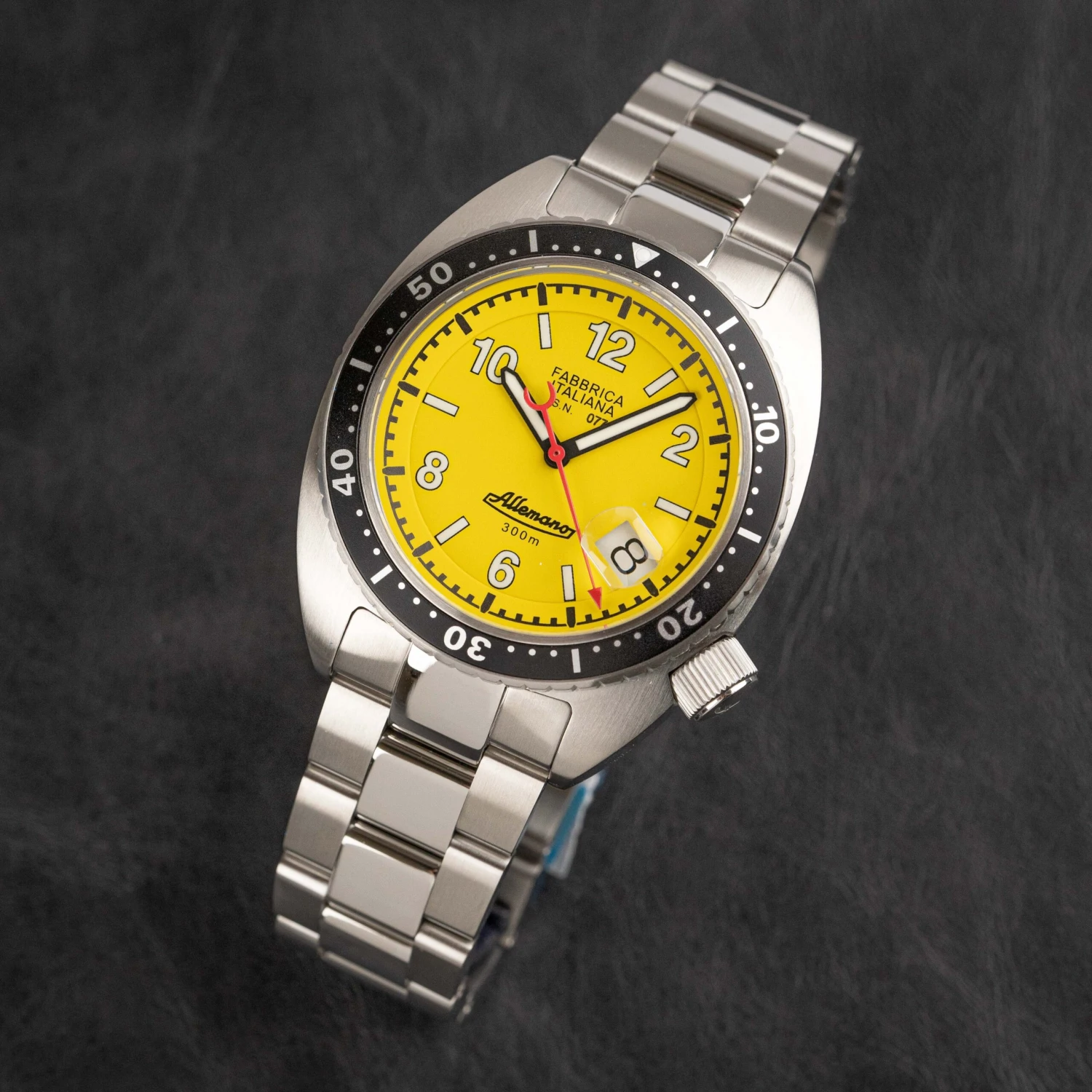 Allemano 1973 Shark Men's Yellow Watch SH-A-1973-P-Y-DP 6 Allemano 1973 Shark Men's Yellow Watch SH-A-1973-P-Y-DP - Image 4
