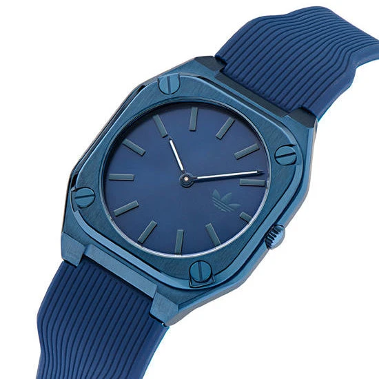 Adidas Originals City Tech Thin Unisex Blue Watch AOFH24001 4 Adidas Originals City Tech Thin Unisex Blue Watch AOFH24001 - Image 2