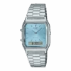 Casio Watch Vintage Retro Dual Time Steel Ice Blue AQ-230A-2A1MQY 2 Casio Watch Vintage Retro Dual Time Steel Ice Blue AQ-230A-2A1MQY -Clock More Than Watches AQ 230A 2A1