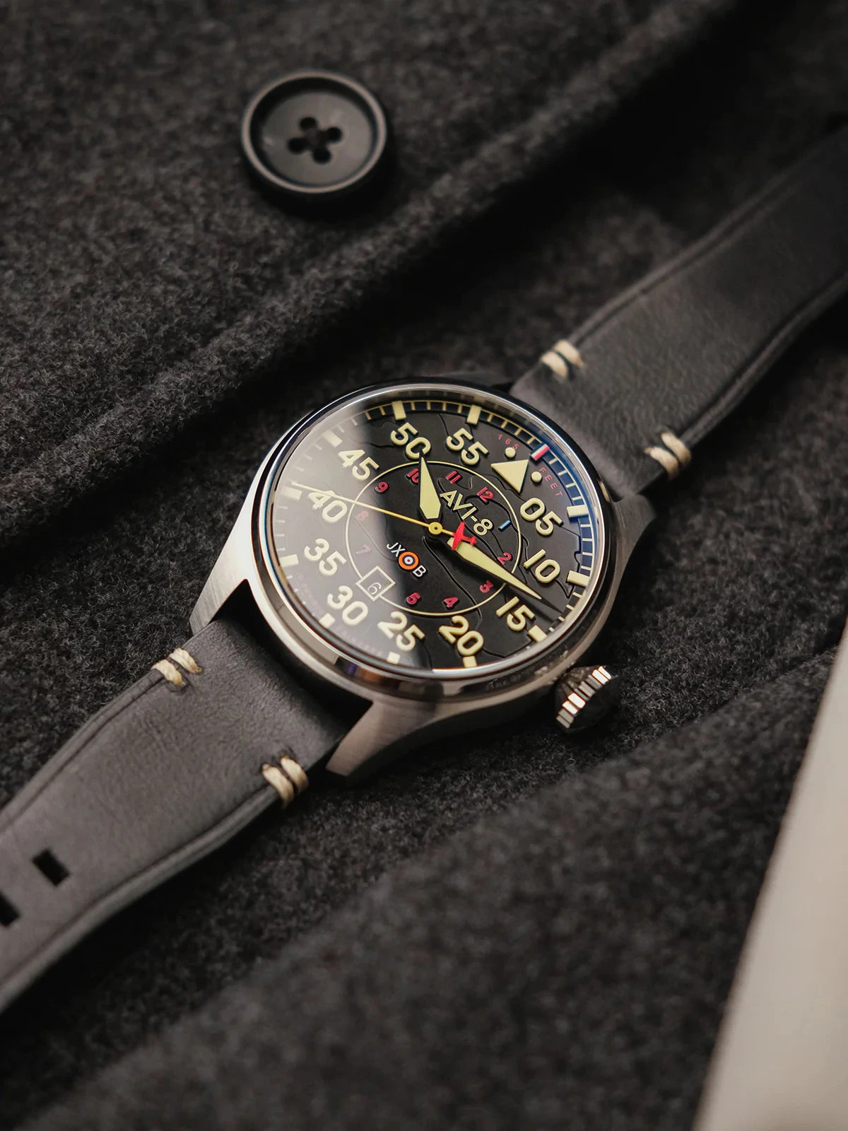 AVI-8 Hawker Hurricane Clowes Automatic Watch AV-4097-03 4 AVI-8 Hawker Hurricane Clowes Automatic Watch AV-4097-03 - Image 2