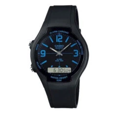 Casio Analogue-Digital 39mm Black Men's Combination Watch AW-90H-2BVDF