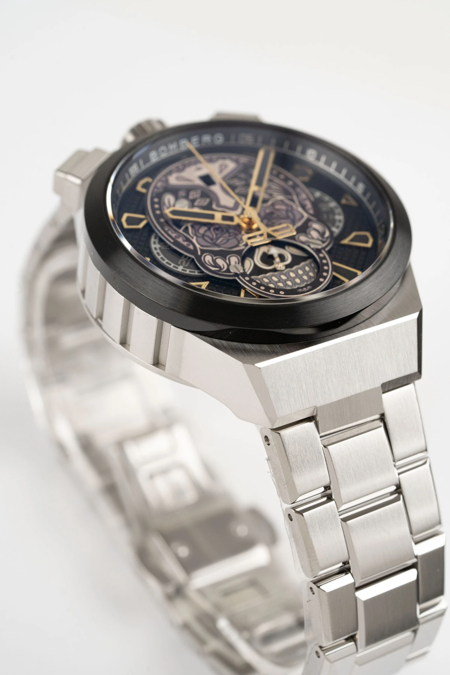 Bomberg Men's Bolt-68 Neo Calaveras Black Silver BF44CHASP.04-4.12 8 Bomberg Men's Bolt-68 Neo Calaveras Black Silver BF44CHASP.04-4.12 - Image 6