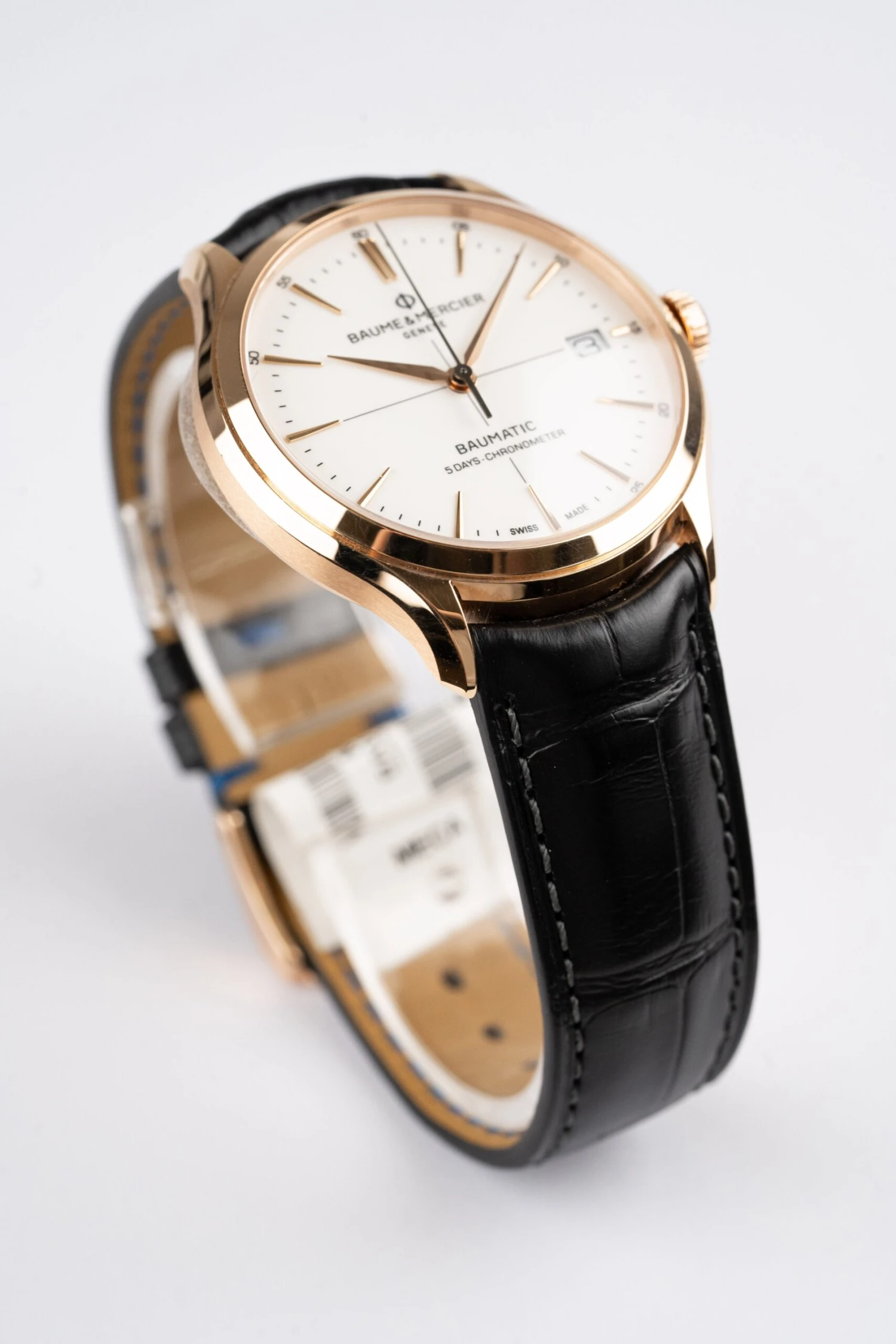 Baume & Mercier Men's Black Clifton Watch 10469 6 Baume & Mercier Men's Black Clifton Watch 10469 - Image 4