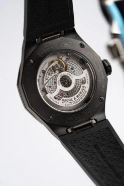 Baume & Mercier Men's Black Riviera Watch 10617 -Clock More Than Watches BM0A10617 6 1