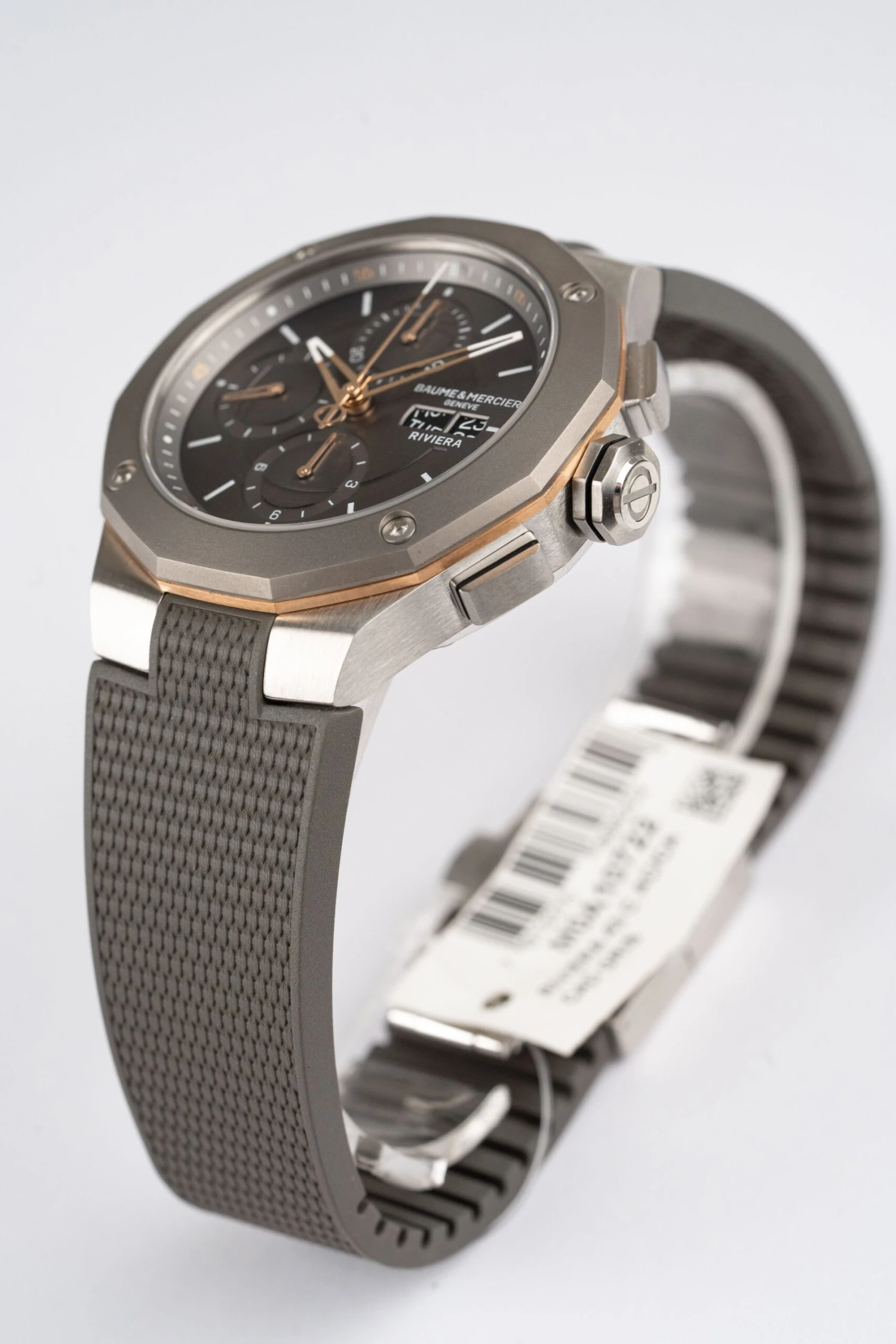 Baume & Mercier Riviera Automatic Men's Grey Watch 10722 7 Baume & Mercier Riviera Automatic Men's Grey Watch 10722 - Image 5