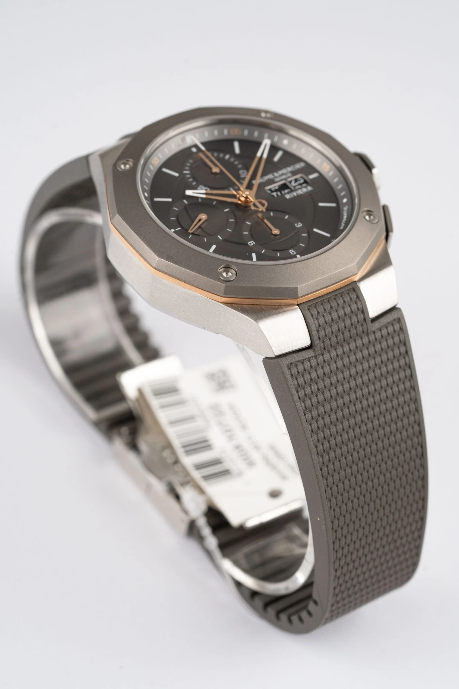 Baume & Mercier Riviera Automatic Men's Grey Watch 10722 6 Baume & Mercier Riviera Automatic Men's Grey Watch 10722 - Image 4