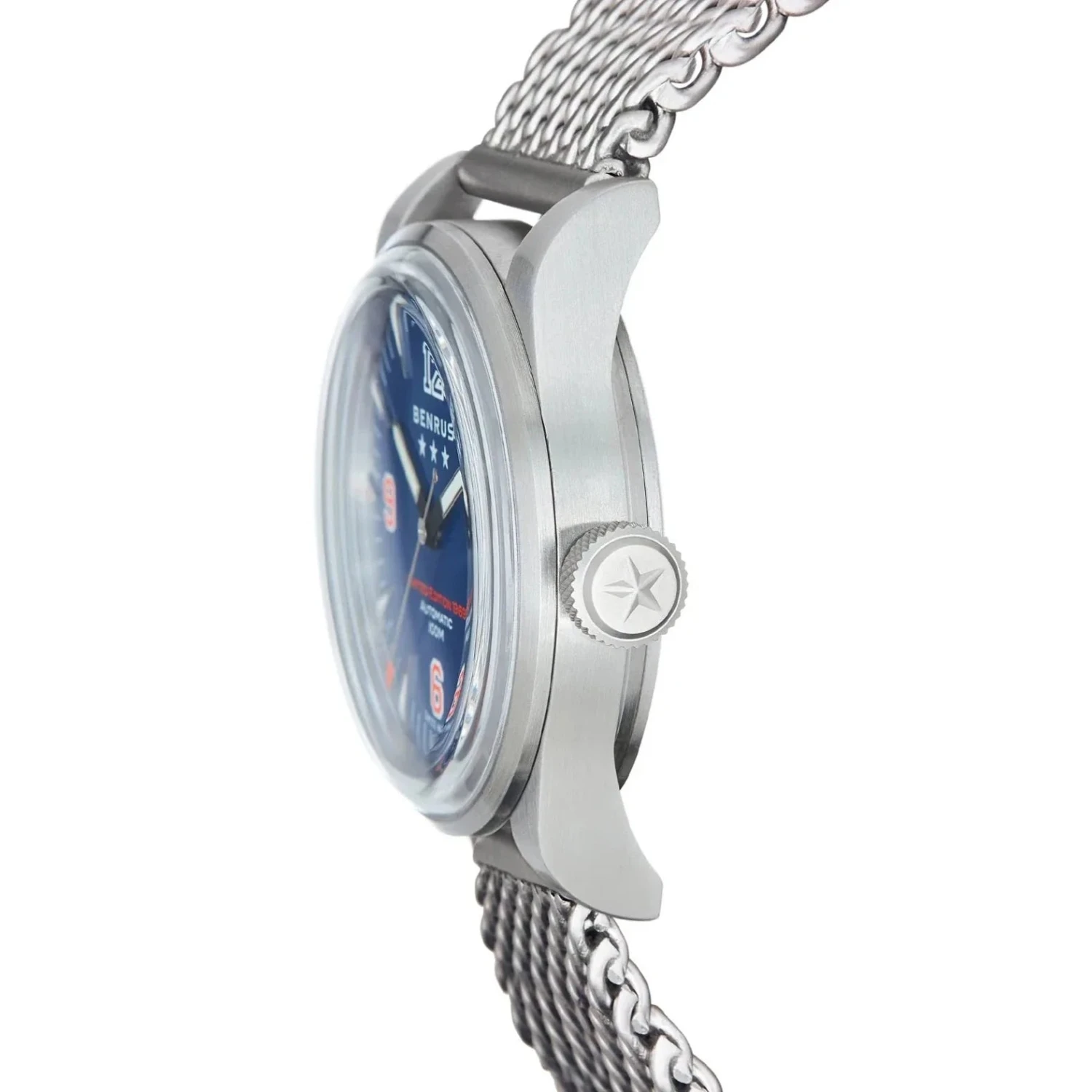 Benrus Men's Classic 1969 Limited Edition Watch Blue 6 Benrus Men's Classic 1969 Limited Edition Watch Blue - Image 4