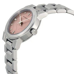 Burberry Ladies Watch The City Check Diamonds Pink BU9223 -Clock More Than Watches BurberryLadiesWatchTheCityCheckDiamondsPinkBU9223