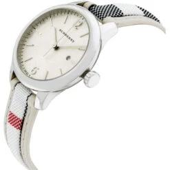 Burberry Ladies Watch The Classic 32mm Silver BU10113 -Clock More Than Watches BurberryLadiesWatchTheClassic32mmSilverBU10113