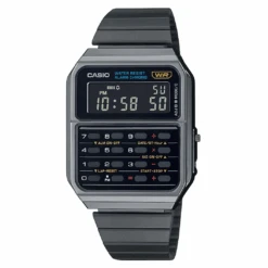 Casio Watch Vintage Data Bank Calculator Black CA-500WEGG-1BDF