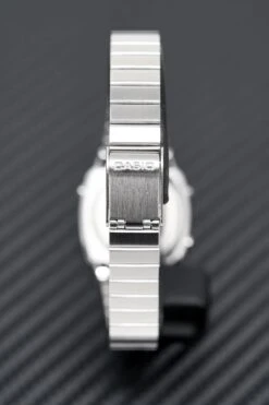 Casio Ladies Watch Digital Vintage Classic Flat Link Silver LA670WA-7DF -Clock More Than Watches CASIO LA670WA 7DF 3