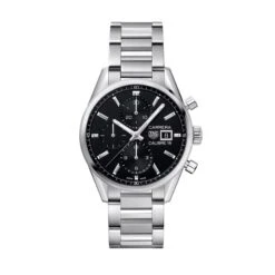 Tag Heuer Carrera Men's Black Chronograph Watch CBK2110.BA0715