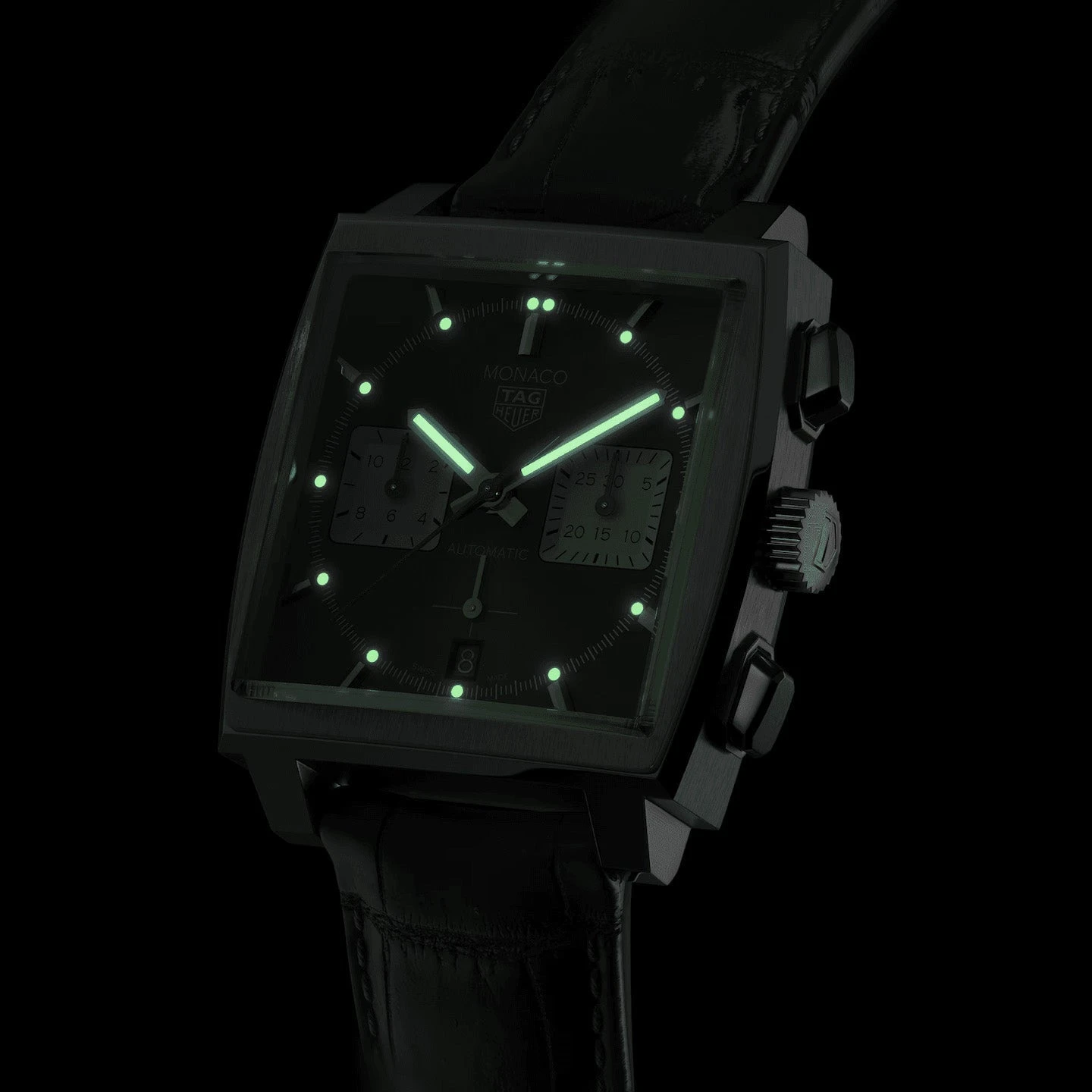 Tag Heuer Monaco Men's Black Chronograph Watch CBL2113.FC6177 8 Tag Heuer Monaco Men's Black Chronograph Watch CBL2113.FC6177 - Image 6