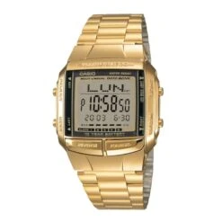 Casio Vintage Databank 38mm Gold Men's Digital Watch DB-360G-9ADF
