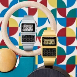 Casio Vintage Databank 47mm Gold Unisex Digital Watch DBC-611G-1DF -Clock More Than Watches DBC 611G 1DF 3