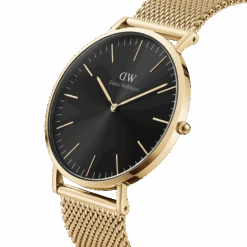 Daniel Wellington Classic Mesh Men's Gold Black Watch DW00100631 9 Daniel Wellington Classic Mesh Men's Gold Black Watch DW00100631 -Clock More Than Watches DW00100631 1